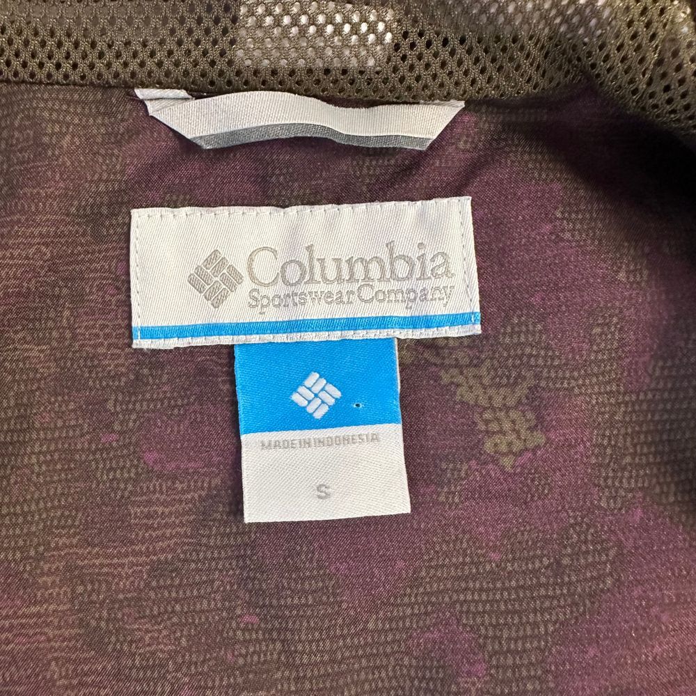 Columbia Woman Waterproof Lightweight Hoody Burgundy Omni Tech Jacket Size Small - Picture 15 of 15